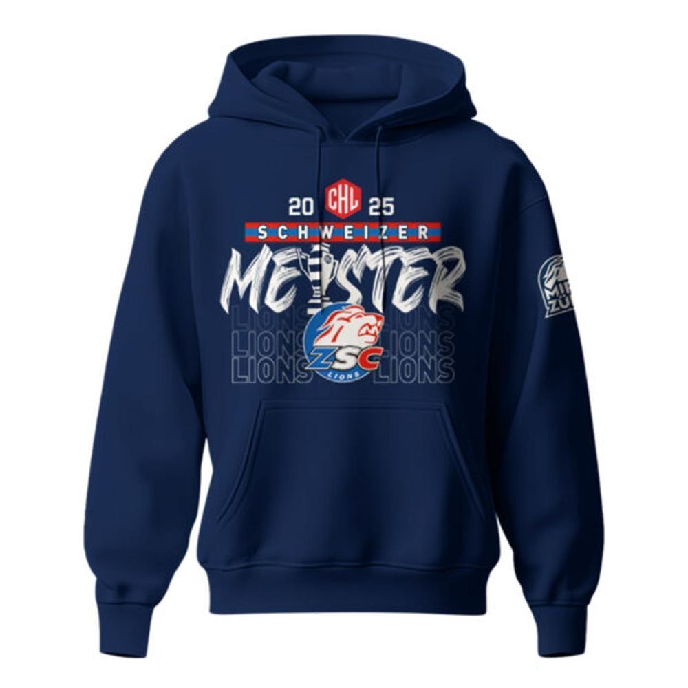 ZSC Lions CHL 2025 Champions Second Hoodie 